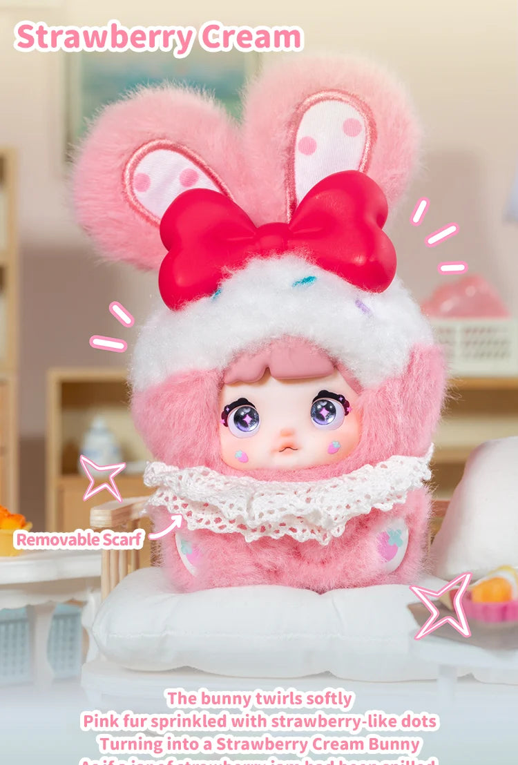 TOPTOY x NOMMI - Baby Sweetheart Bunny Plush Keychain Blind Box gallery image 3
