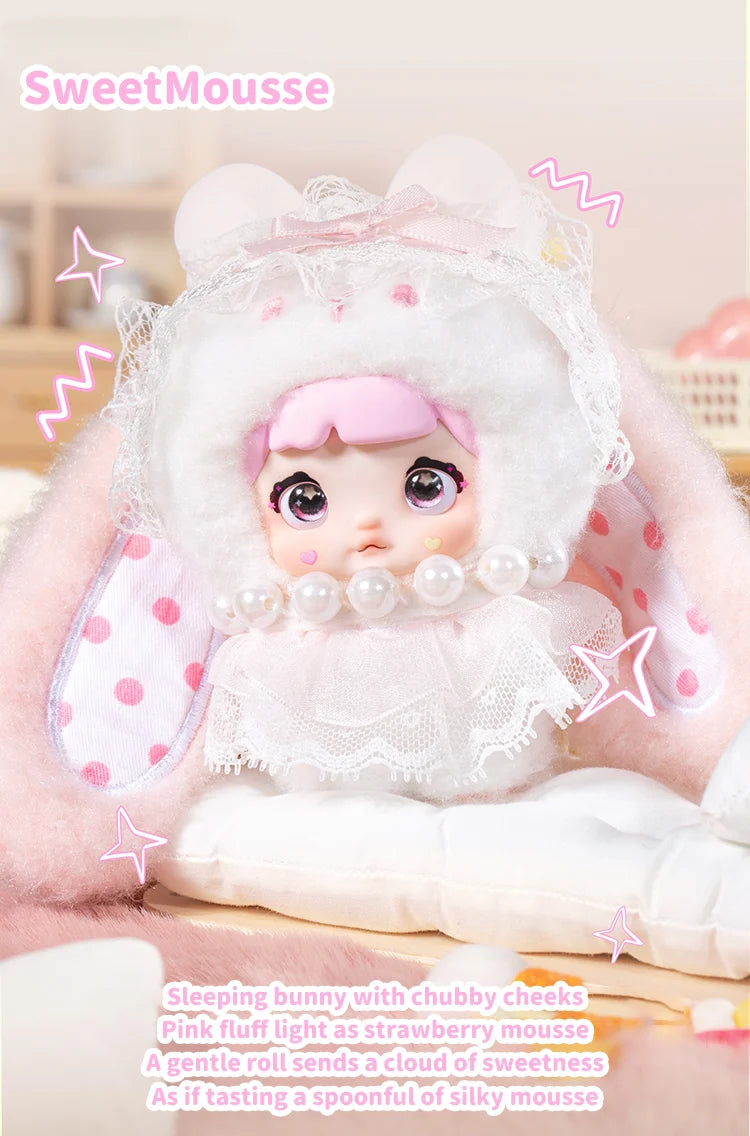 TOPTOY x NOMMI - Baby Sweetheart Bunny Plush Keychain Blind Box gallery image 7