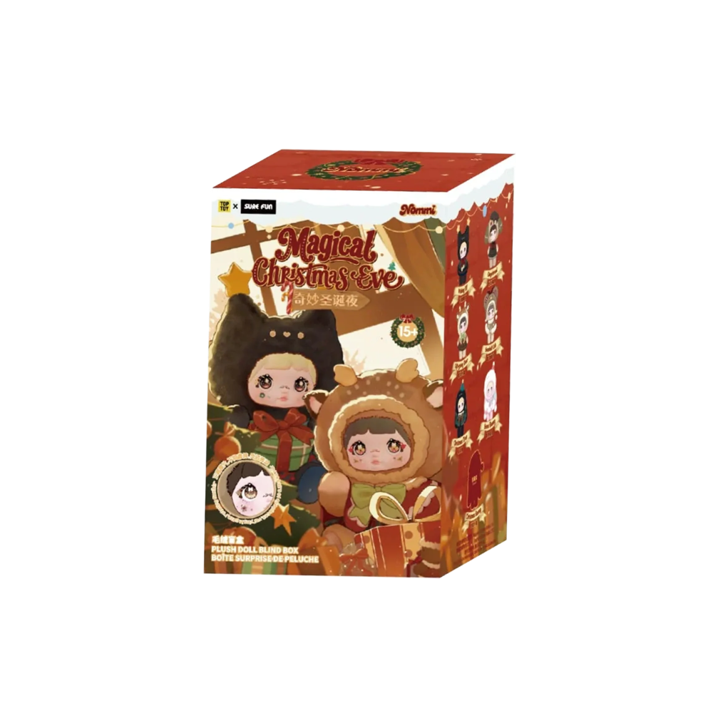 TOPTOY x NOMMI Magical Christmas Eve Series Plush Keychain Blind Box - Single Box - Main Image