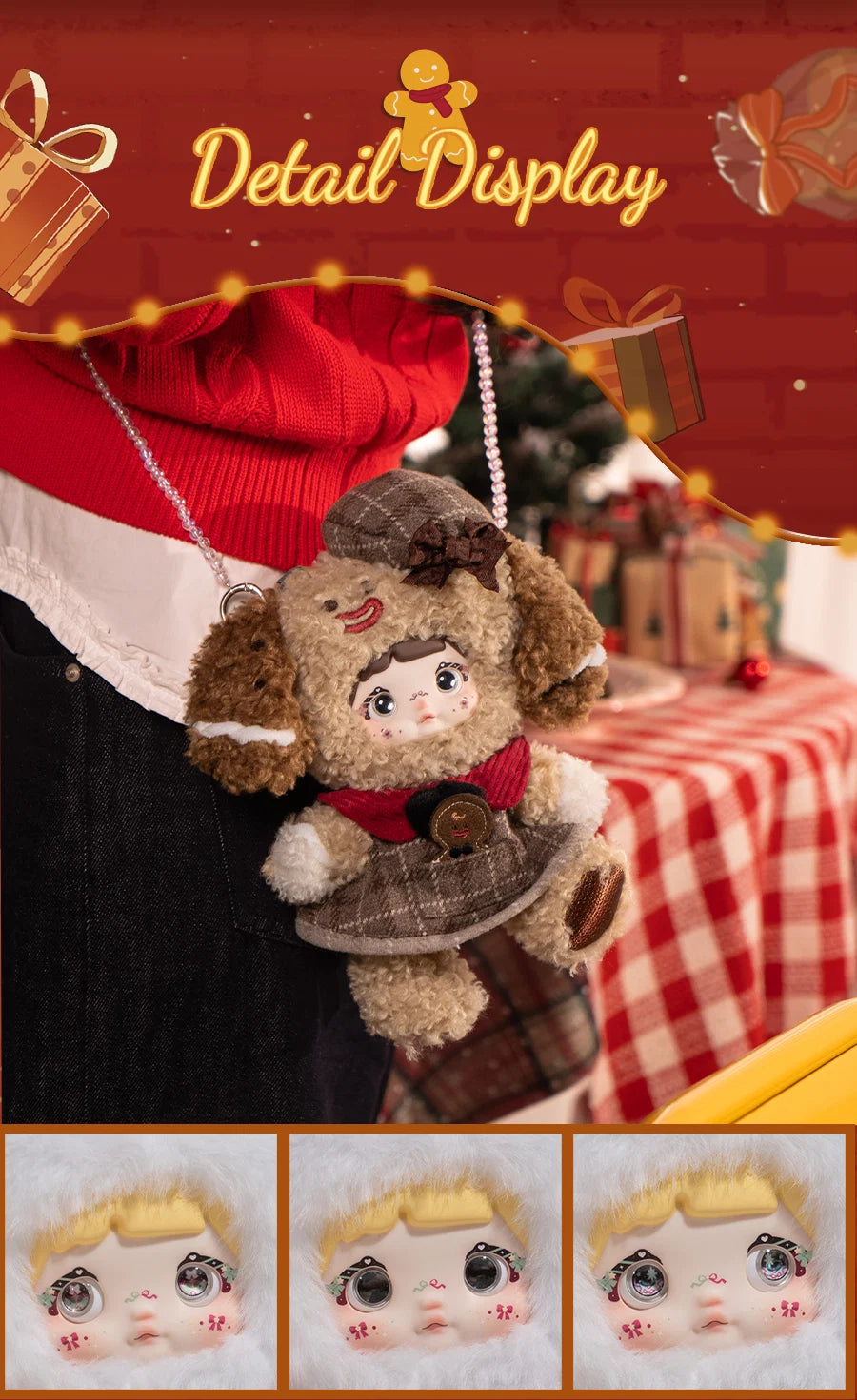 TOPTOY x NOMMI - Magical Christmas Eve Series Plush Keychain Blind Box gallery image 11
