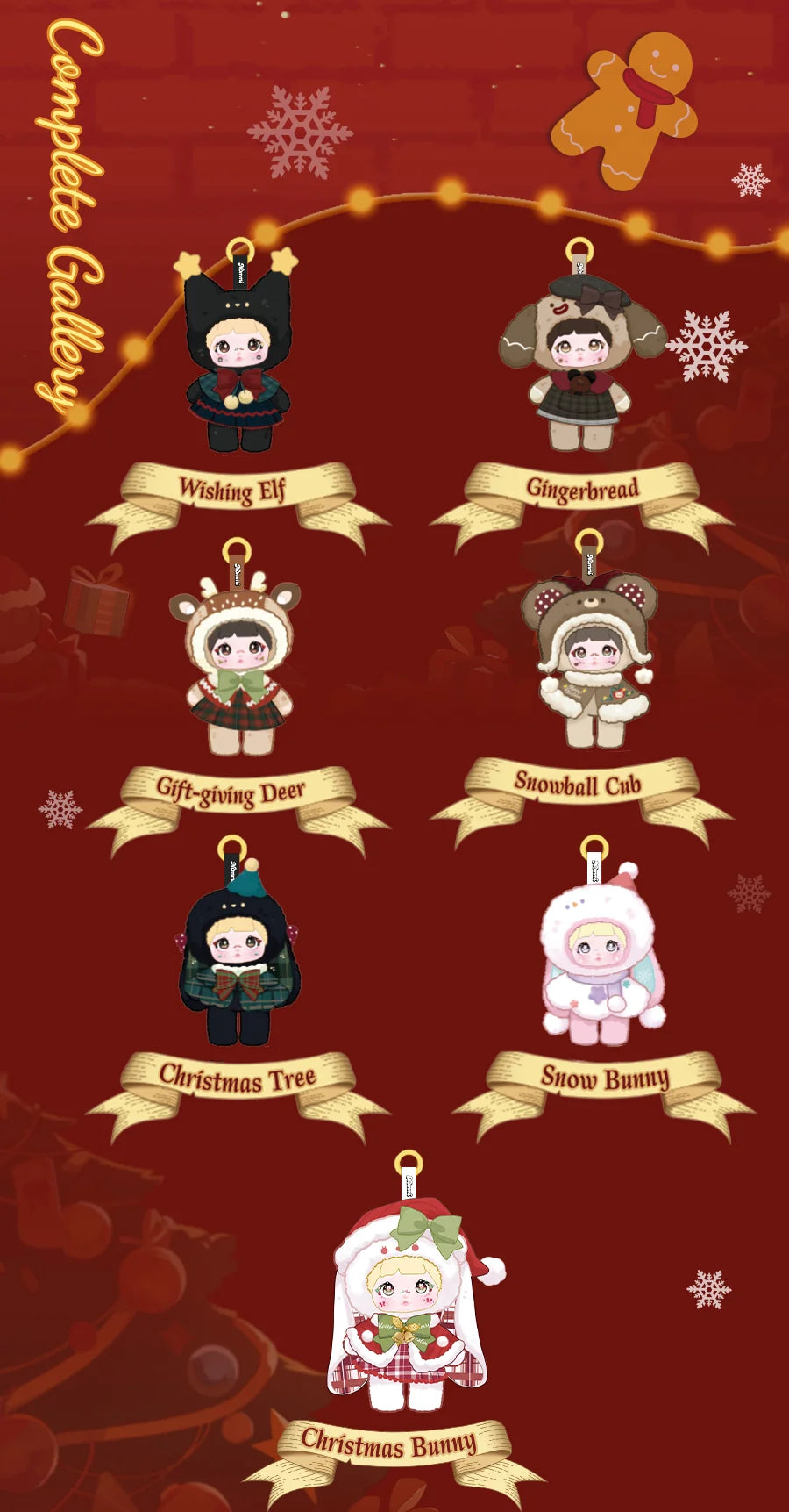 TOPTOY x NOMMI - Magical Christmas Eve Series Plush Keychain Blind Box gallery image 12