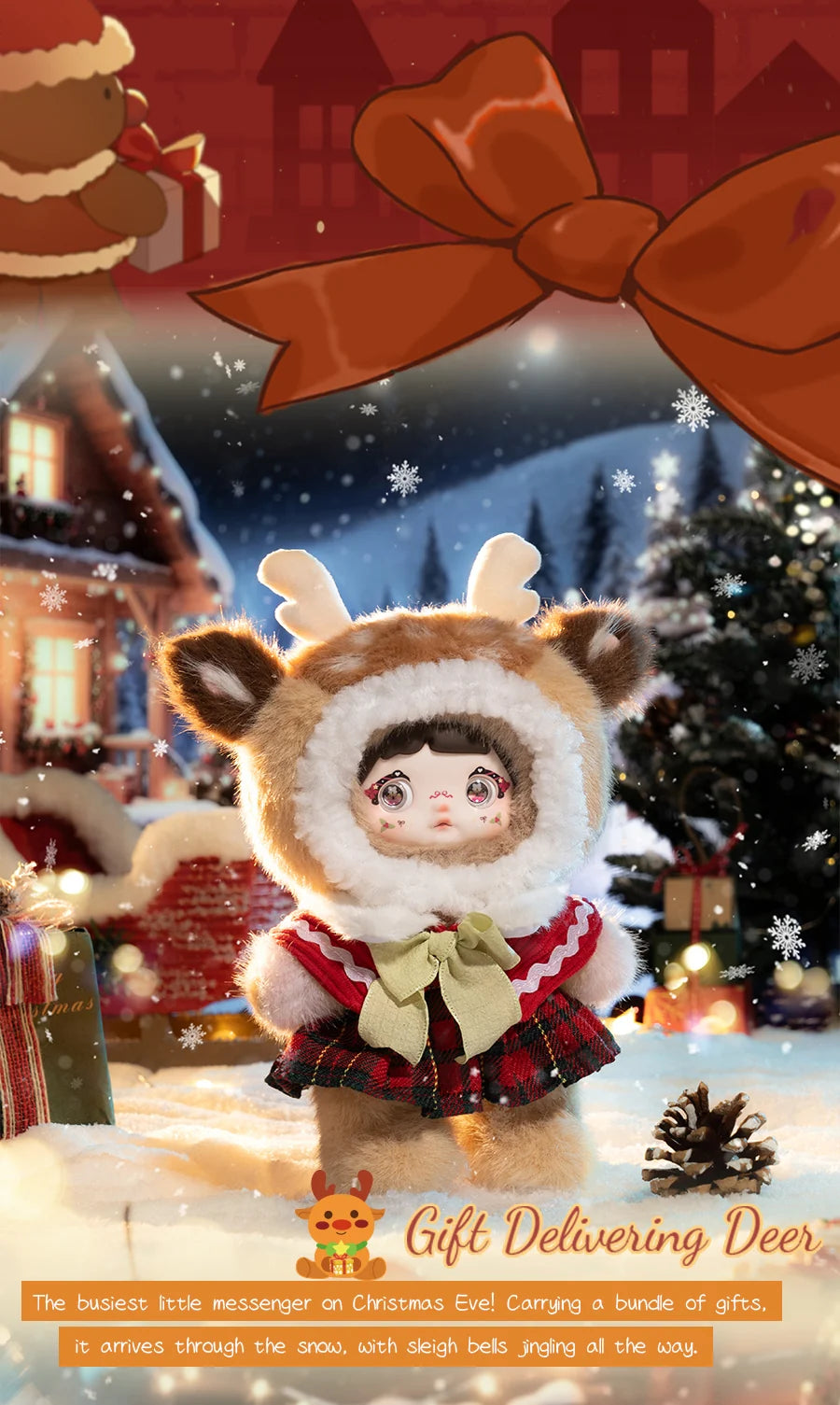TOPTOY x NOMMI - Magical Christmas Eve Series Plush Keychain Blind Box gallery image 3