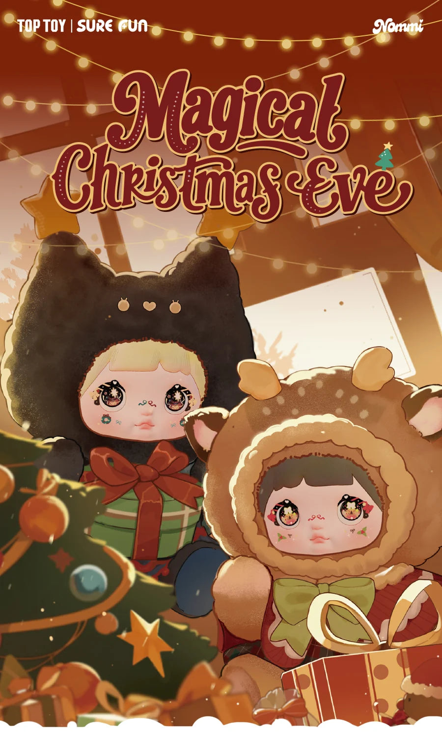 TOPTOY x NOMMI - Magical Christmas Eve Series Plush Keychain Blind Box gallery image 1