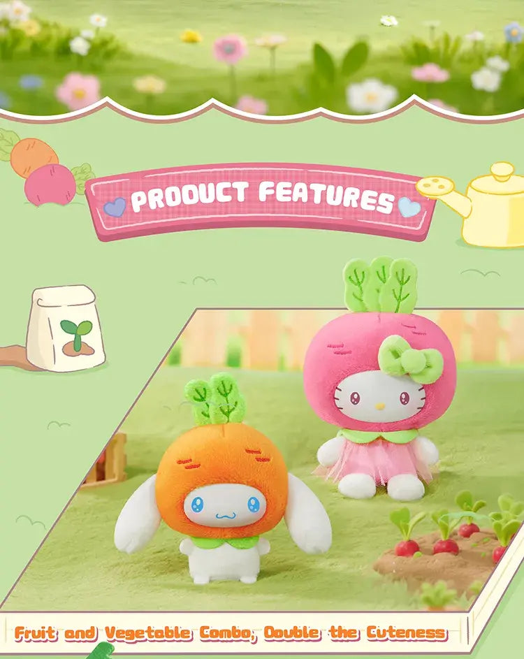 TOPTOY x SANRIO - Fruit & Vegetable Series Mini Vinyl Plush Pendant Blind Box gallery image 16