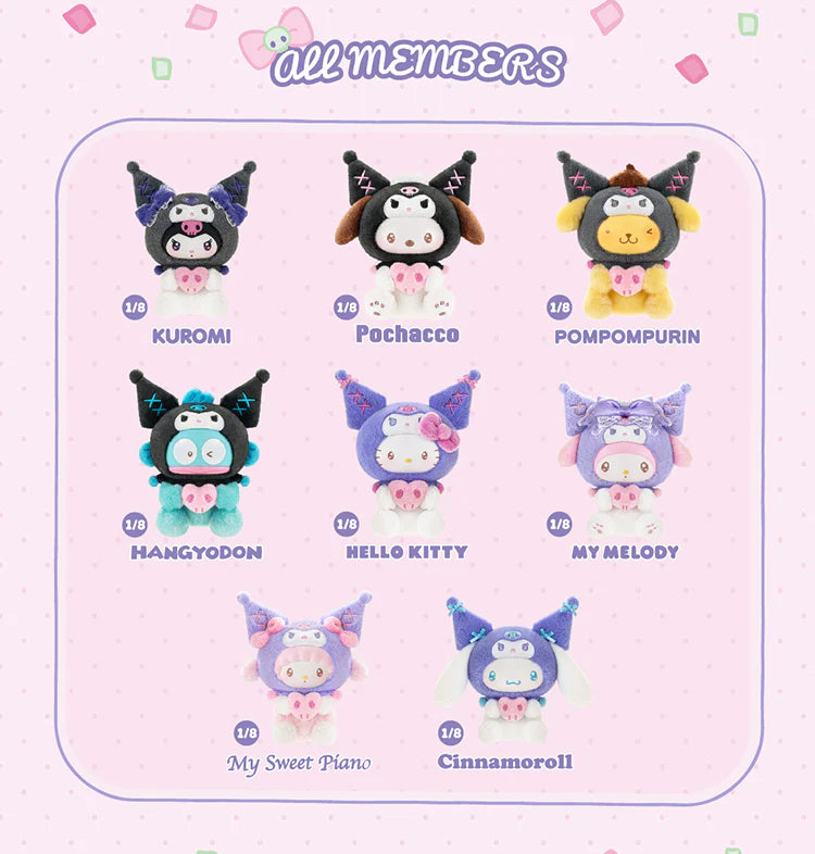 TOPTOY x SANRIO - Kuromi Party Keychain Series Plush Blind Box gallery image 19