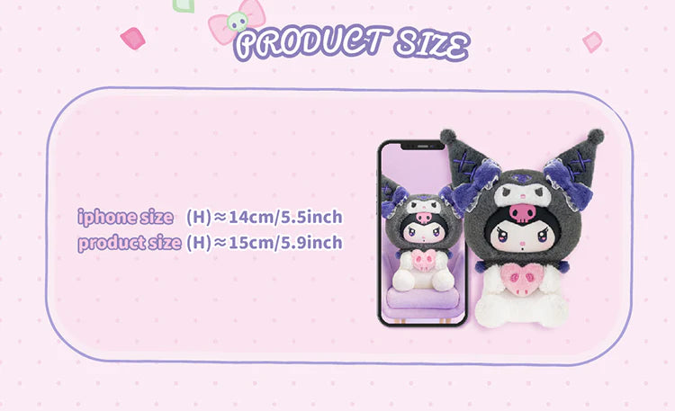 TOPTOY x SANRIO - Kuromi Party Keychain Series Plush Blind Box gallery image 22
