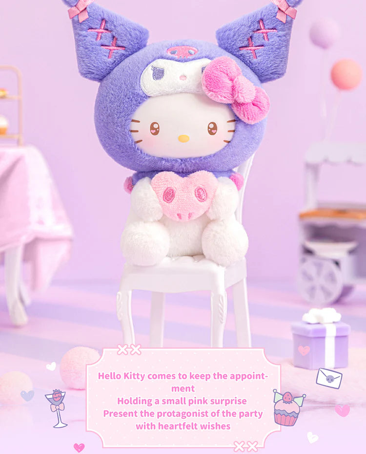 TOPTOY x SANRIO - Kuromi Party Keychain Series Plush Blind Box gallery image 7