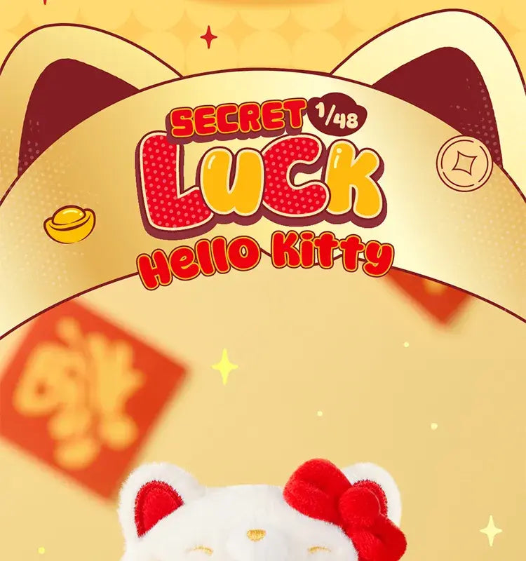 TOPTOY x SANRIO - Lucky Cat Series Plush Keychain Blind Box gallery image 19