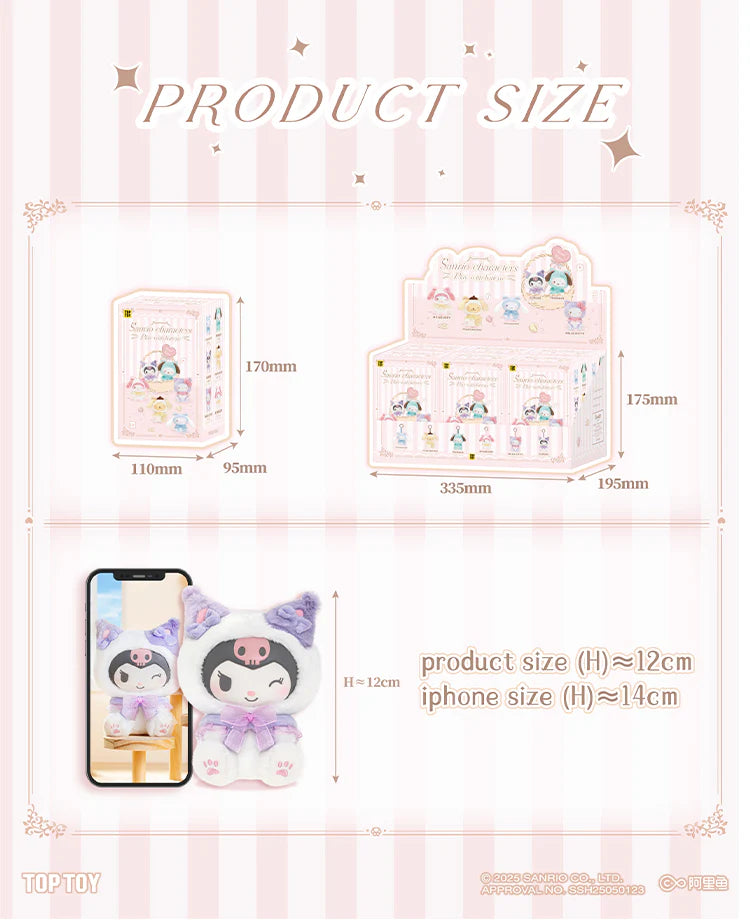 TOPTOY x SANRIO - Play with Kittens Series Plush Keychains Gift Blind Box gallery image 14