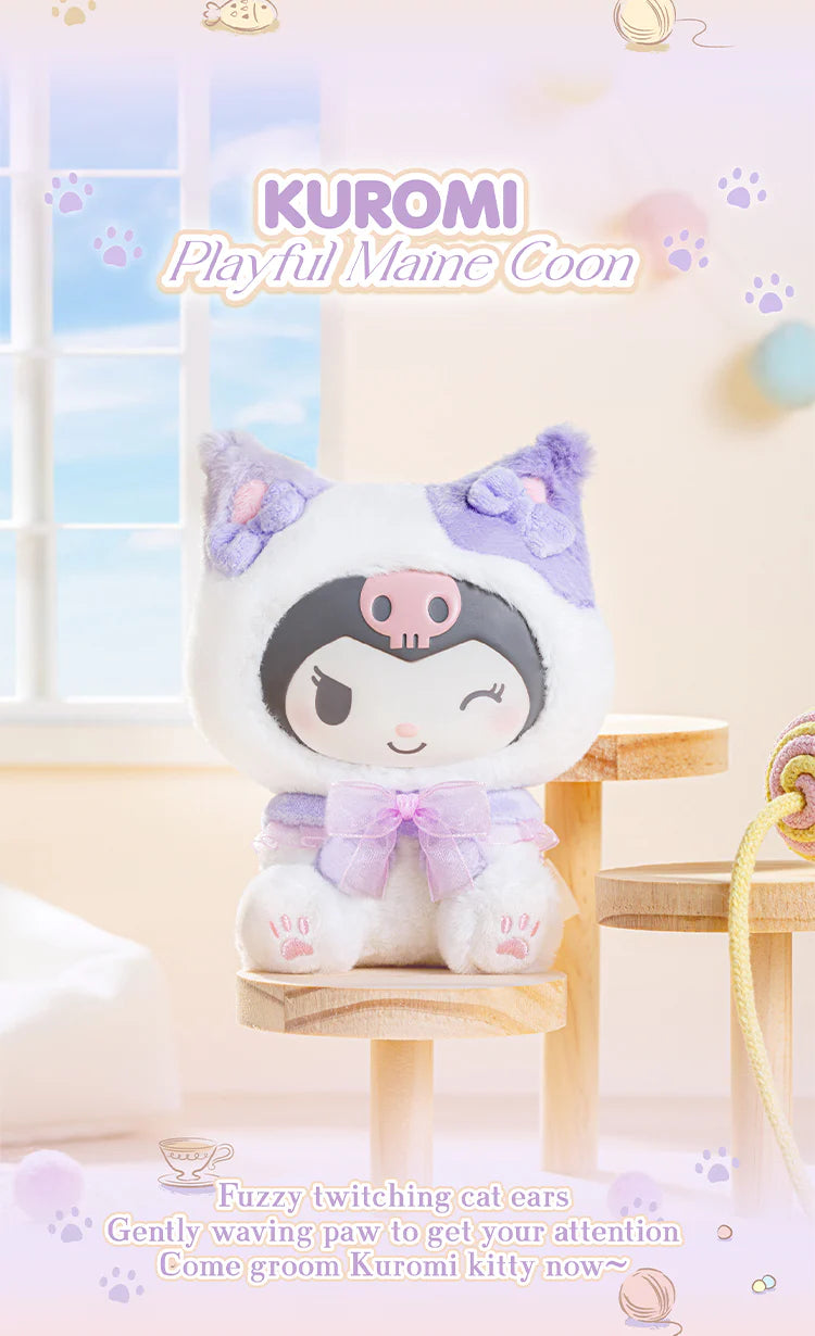 TOPTOY x SANRIO - Play with Kittens Series Plush Keychains Gift Blind Box gallery image 3