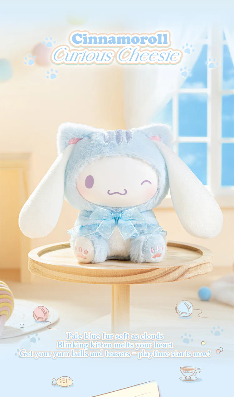 TOPTOY x SANRIO - Play with Kittens Series Plush Keychains Gift Blind Box gallery image 7