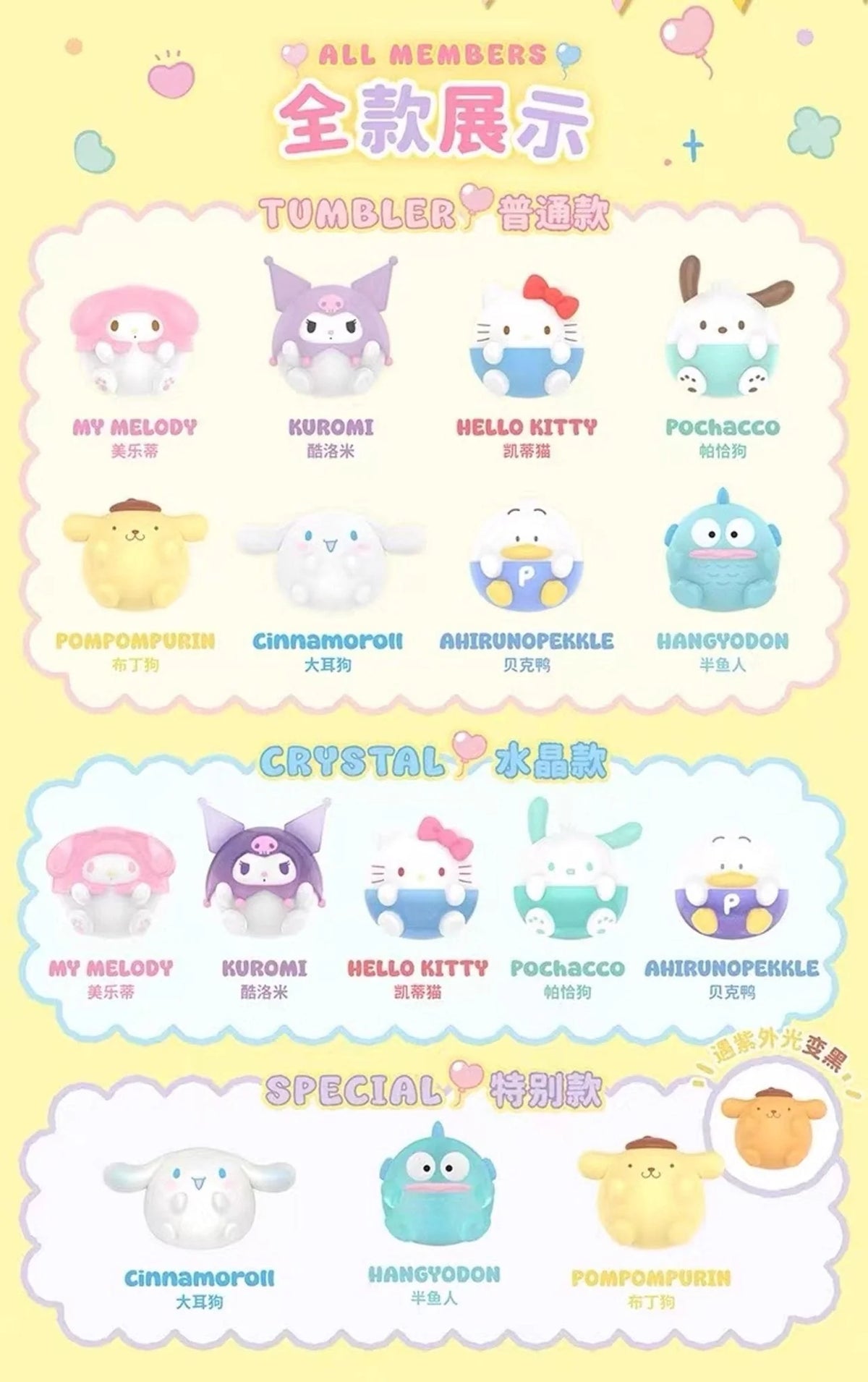 TOPTOY x SANRIO - Sanrio Characters Roundy Mini Figures Surprise Blind Bags gallery image 2