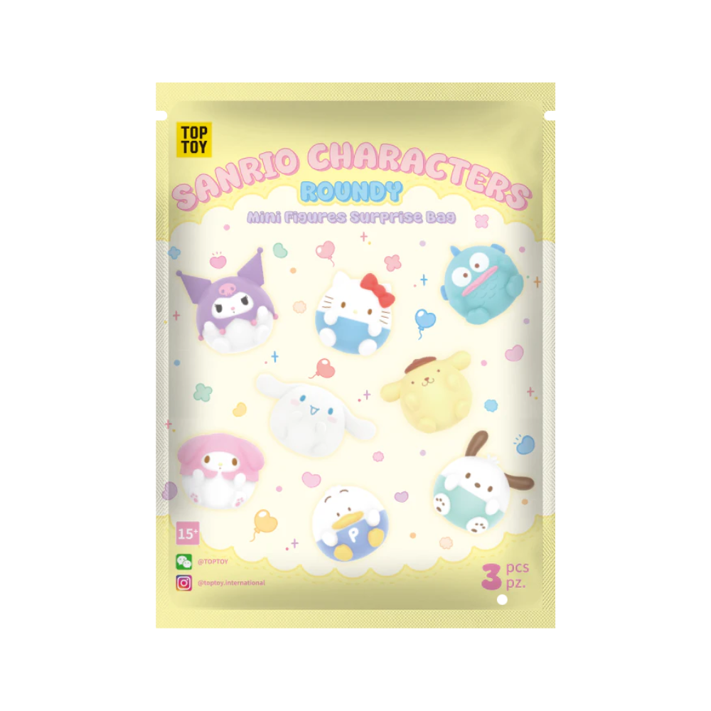 TOPTOY x SANRIO Sanrio Characters Roundy Mini Figures Surprise Blind Bag - Single Bag - Main Image