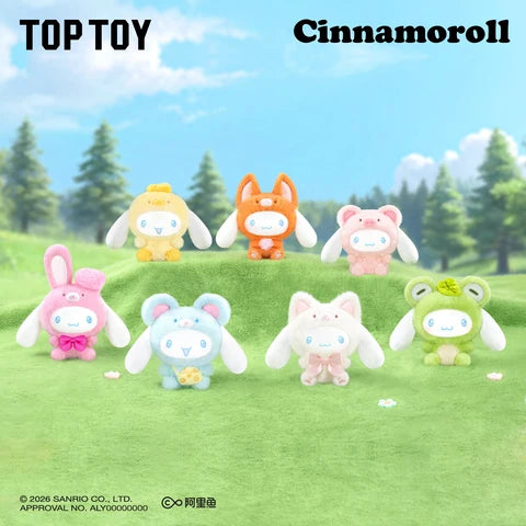 TOPTOY x SANRIO Cinnamoroll Animal Party Series Plush Pendant Blind Box - Main Image 
