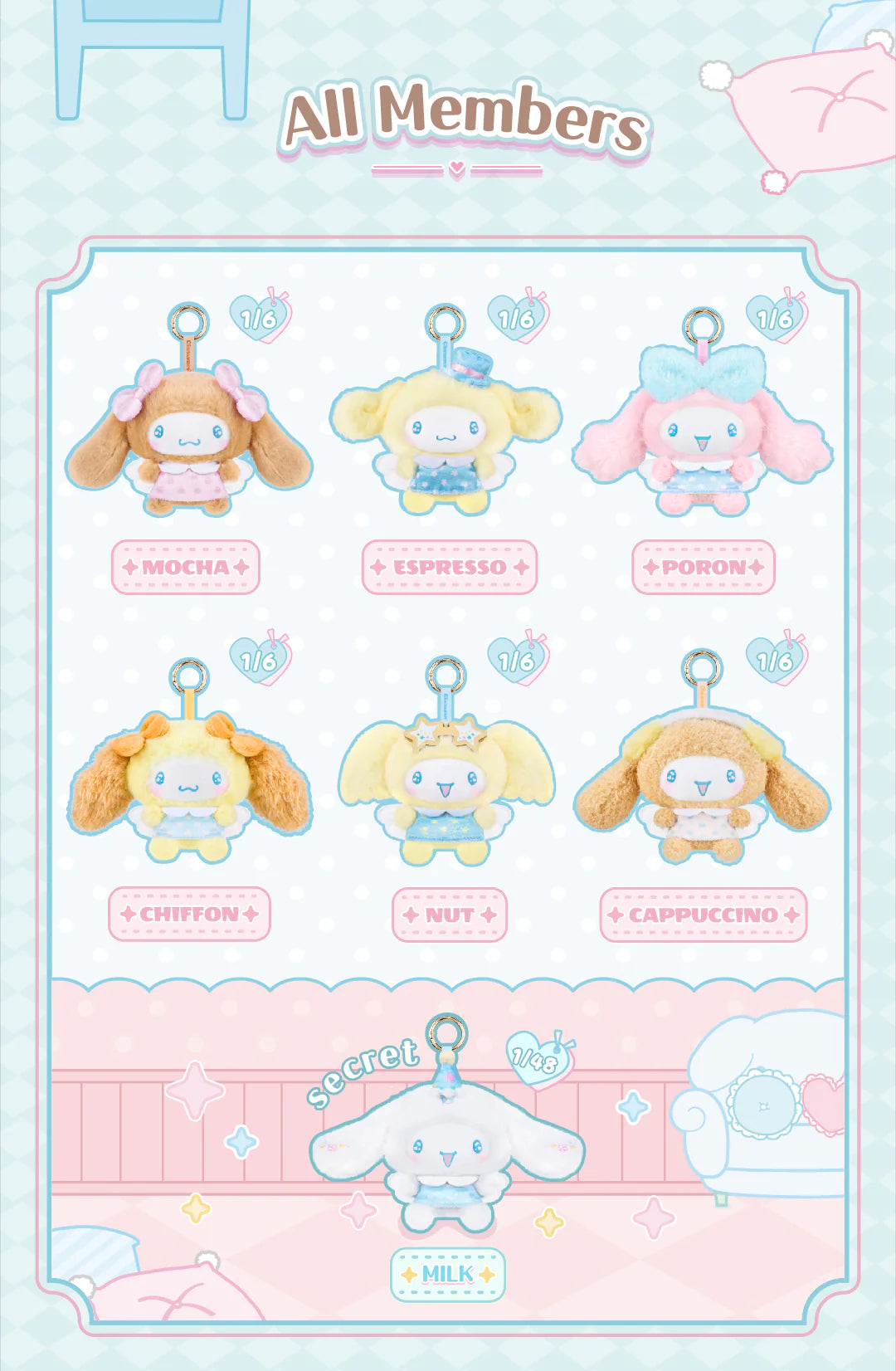 TOPTOY x SANRIO - Cinnamoroll Sweet Friends Series Plush Pendant Blind Box gallery image 13