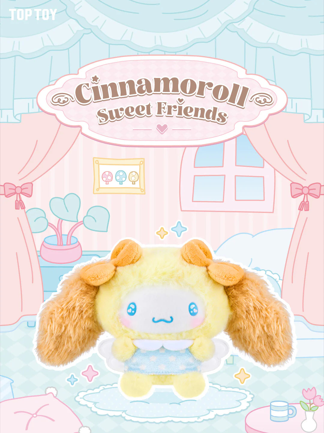TOPTOY x SANRIO - Cinnamoroll Sweet Friends Series Plush Pendant Blind Box gallery image 1