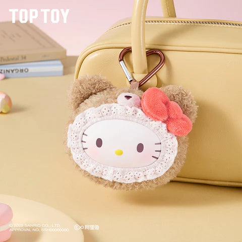 TOPTOY x SANRIO Fluffy Teddy Bear Plush Keychain Gift Blind Box - Main Image 3