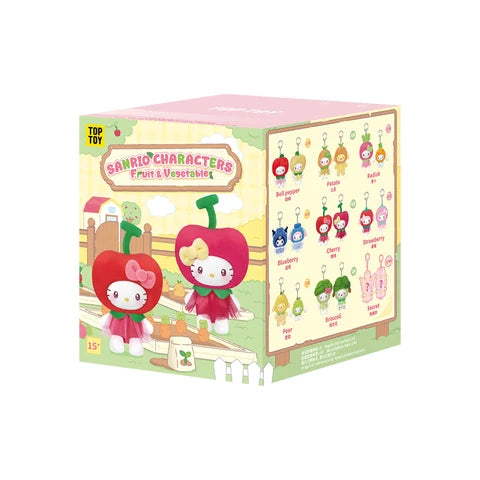 TOPTOY x SANRIO Fruit and Vegetable Series Mini Vinyl Plush Pendant Blind Box - Main Image