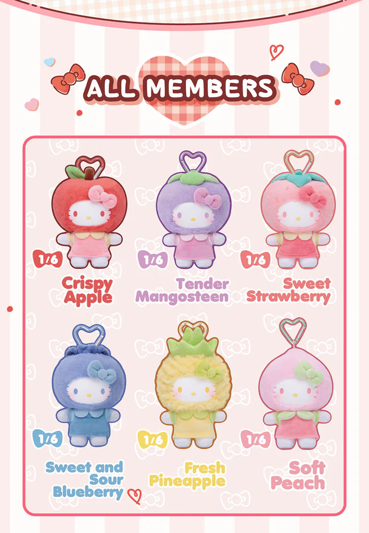 TOPTOY x SANRIO - Hello Kitty Fruity Paradise Series Plush Pendant Blind Box gallery image 12