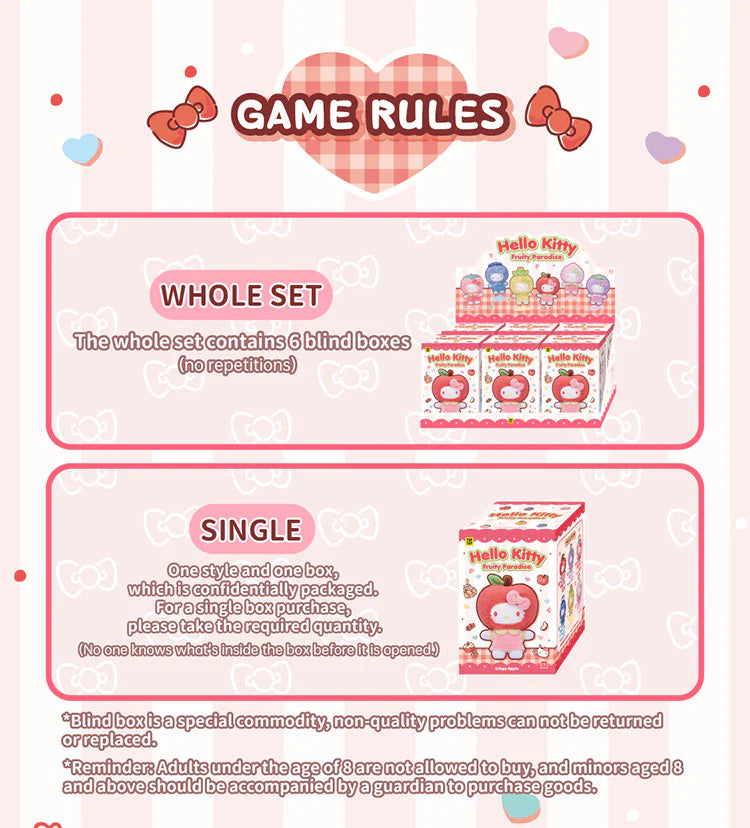 TOPTOY x SANRIO - Hello Kitty Fruity Paradise Series Plush Pendant Blind Box gallery image 14