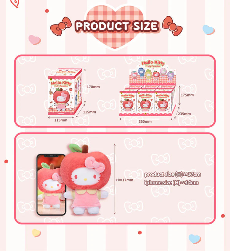 TOPTOY x SANRIO - Hello Kitty Fruity Paradise Series Plush Pendant Blind Box gallery image 15