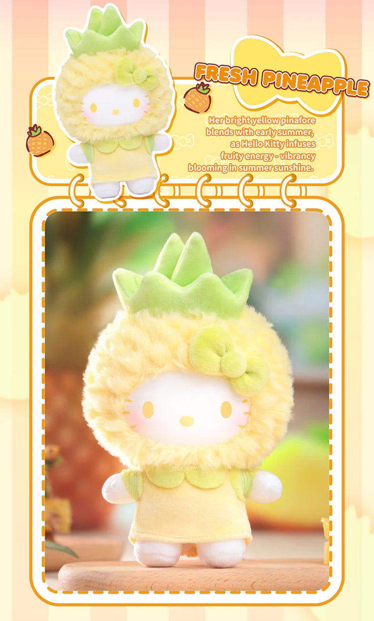 TOPTOY x SANRIO - Hello Kitty Fruity Paradise Series Plush Pendant Blind Box gallery image 4