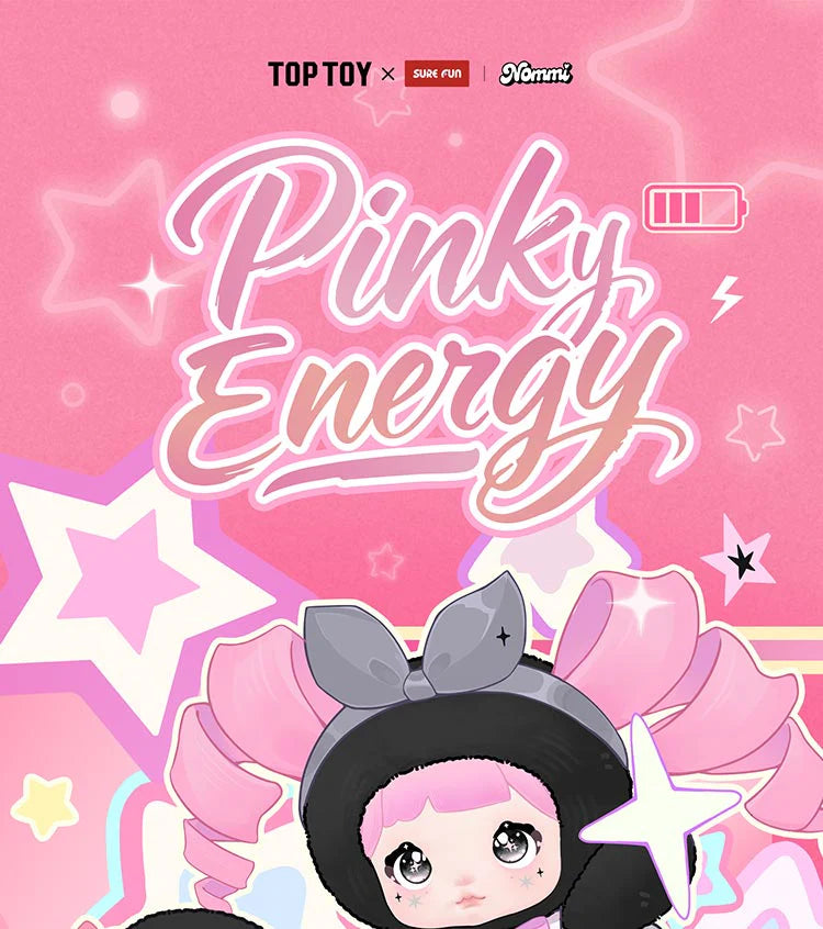 TOPTOY x NOMMI - Pinky Energy Series Plush Doll Blind Box gallery image 1