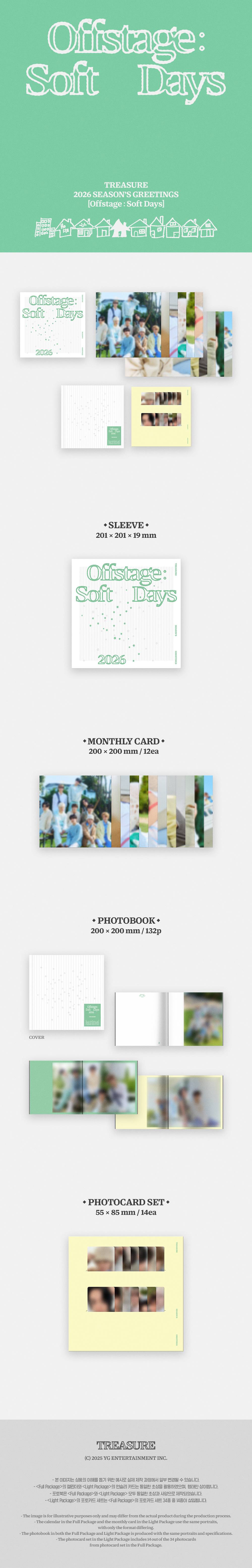 TREASURE - 2026 Season's Greetings [Offstage : Soft Days - Light Package]