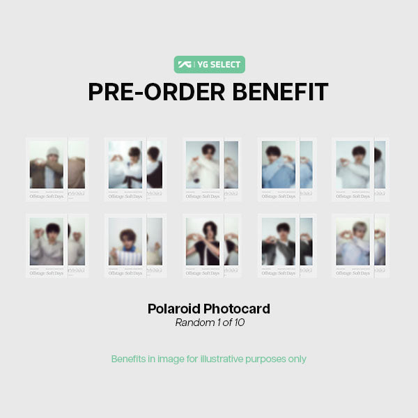 TREASURE 2026 Seasons Greetings Offstage Soft Days Light Package - YG Select POBs
