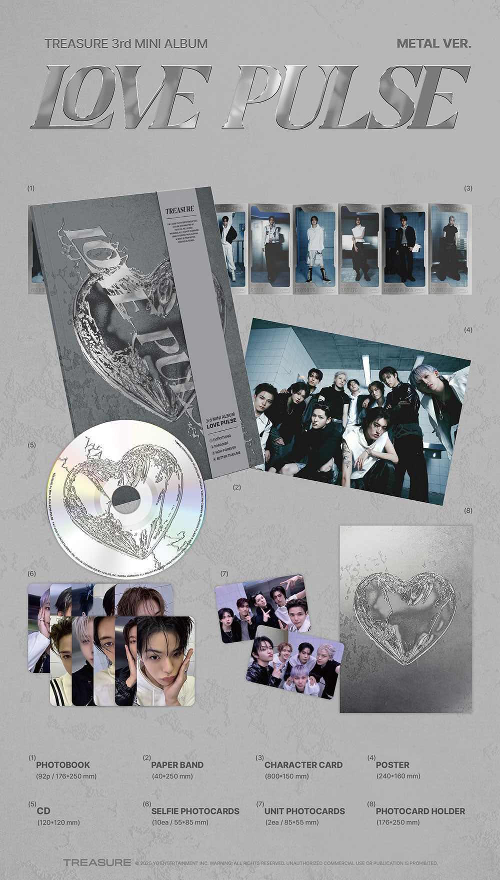 TREASURE - LOVE PULSE [3rd Mini Album] gallery image 1