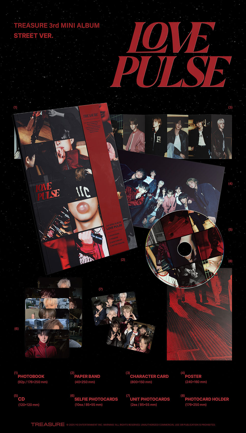 TREASURE - LOVE PULSE [3rd Mini Album] gallery image 2