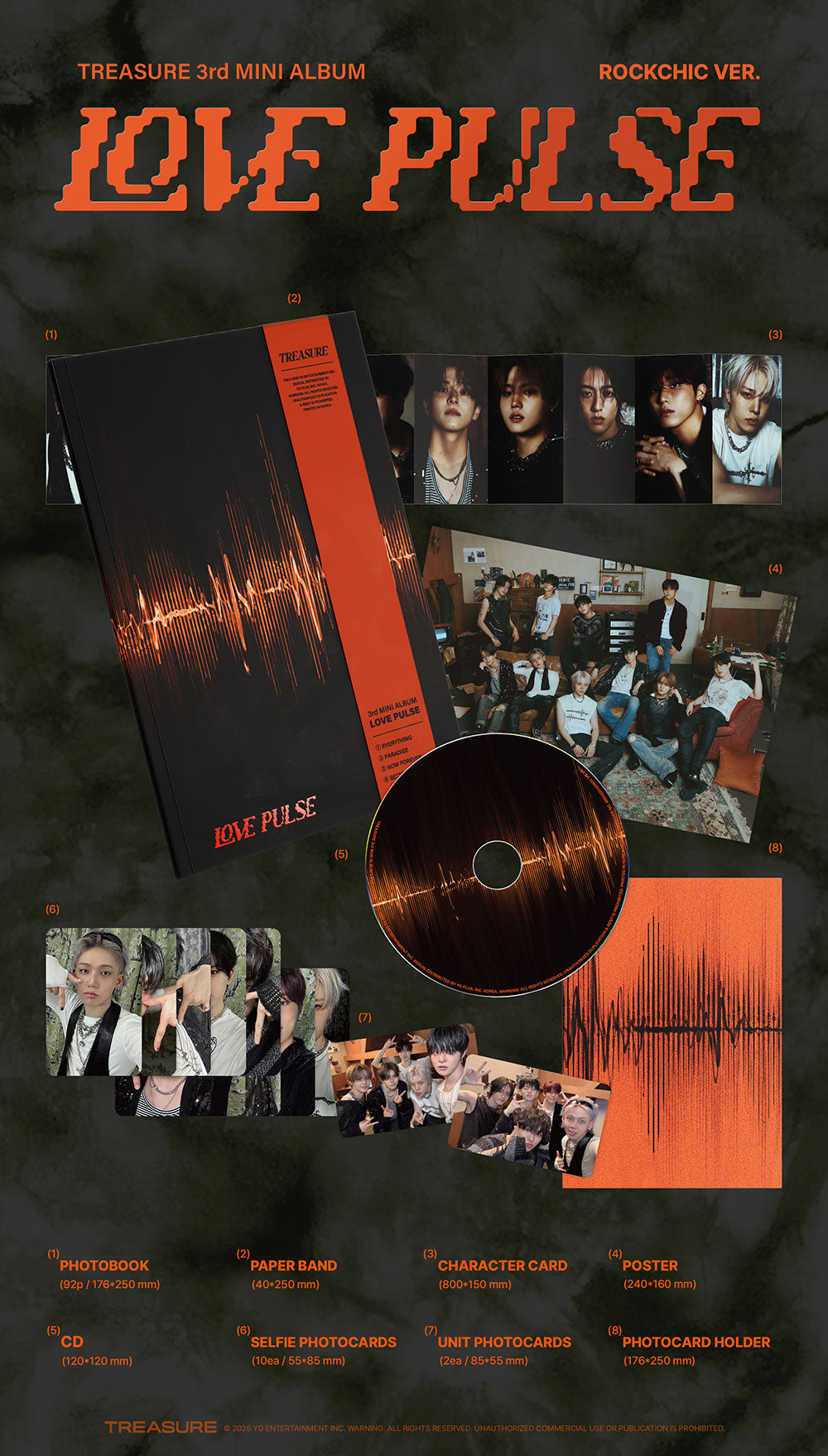 TREASURE - LOVE PULSE [3rd Mini Album] gallery image 3