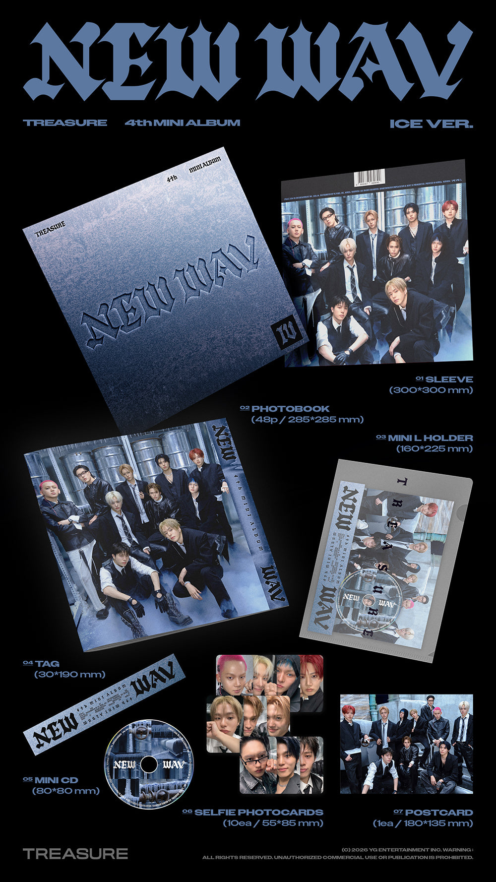 TREASURE - NEW WAV [4th Mini Album] gallery image 2