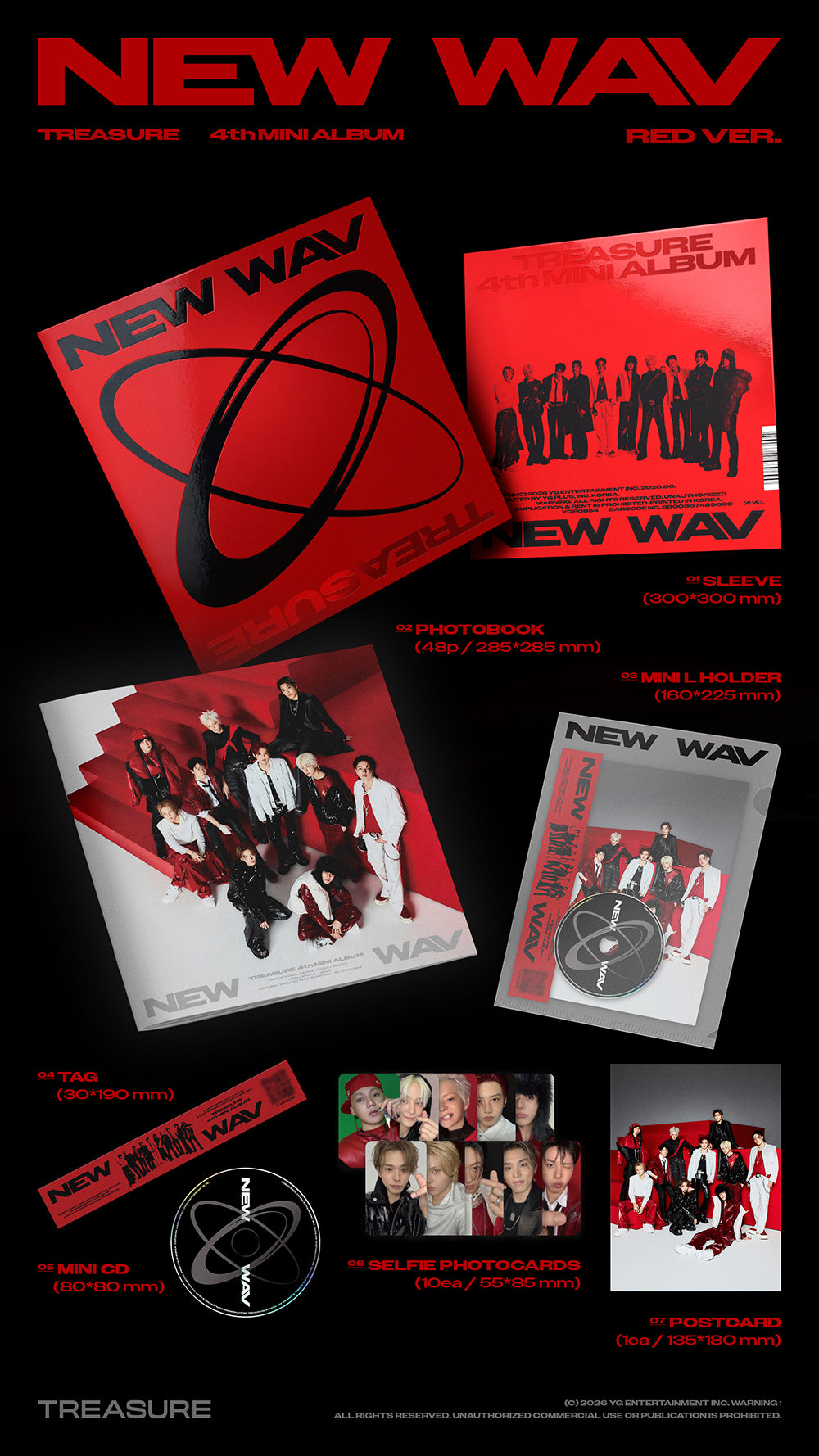 TREASURE - NEW WAV [4th Mini Album] gallery image 1
