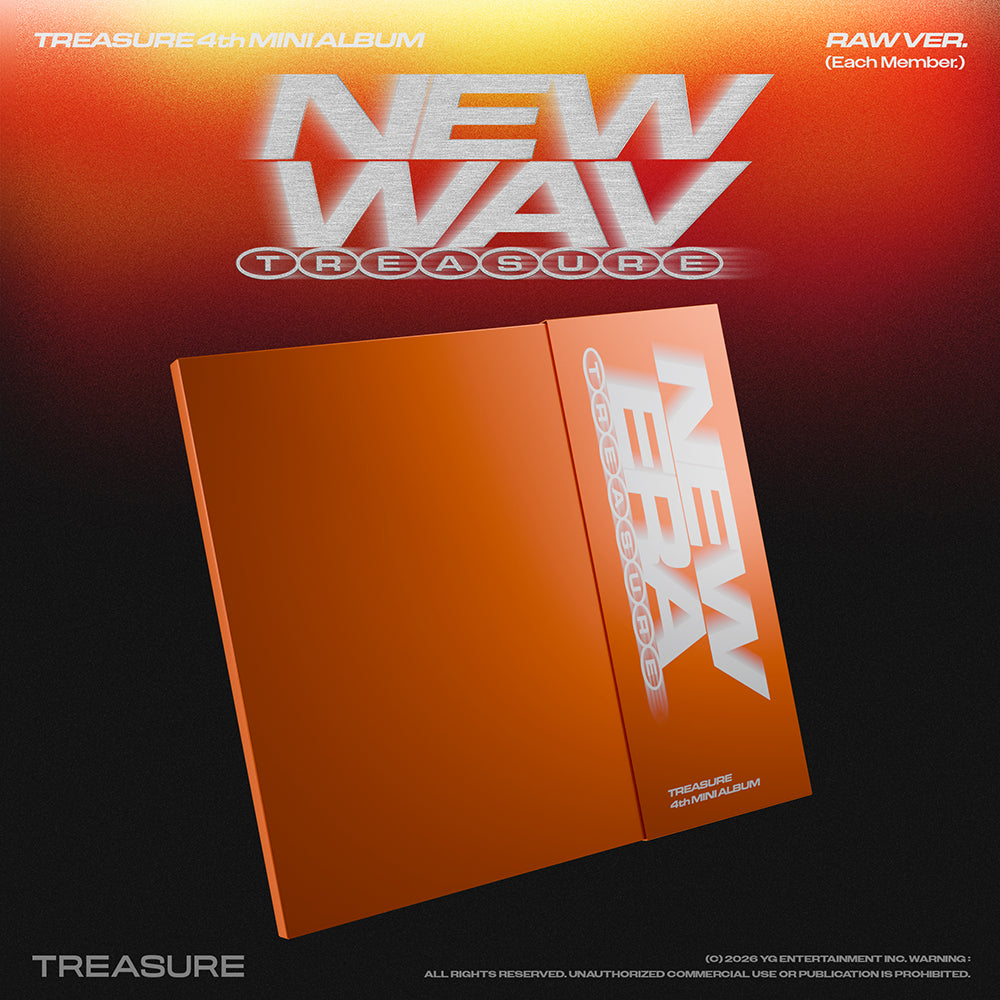 TREASURE NEW WAV 4th Mini Album RAW Ver - Main Image