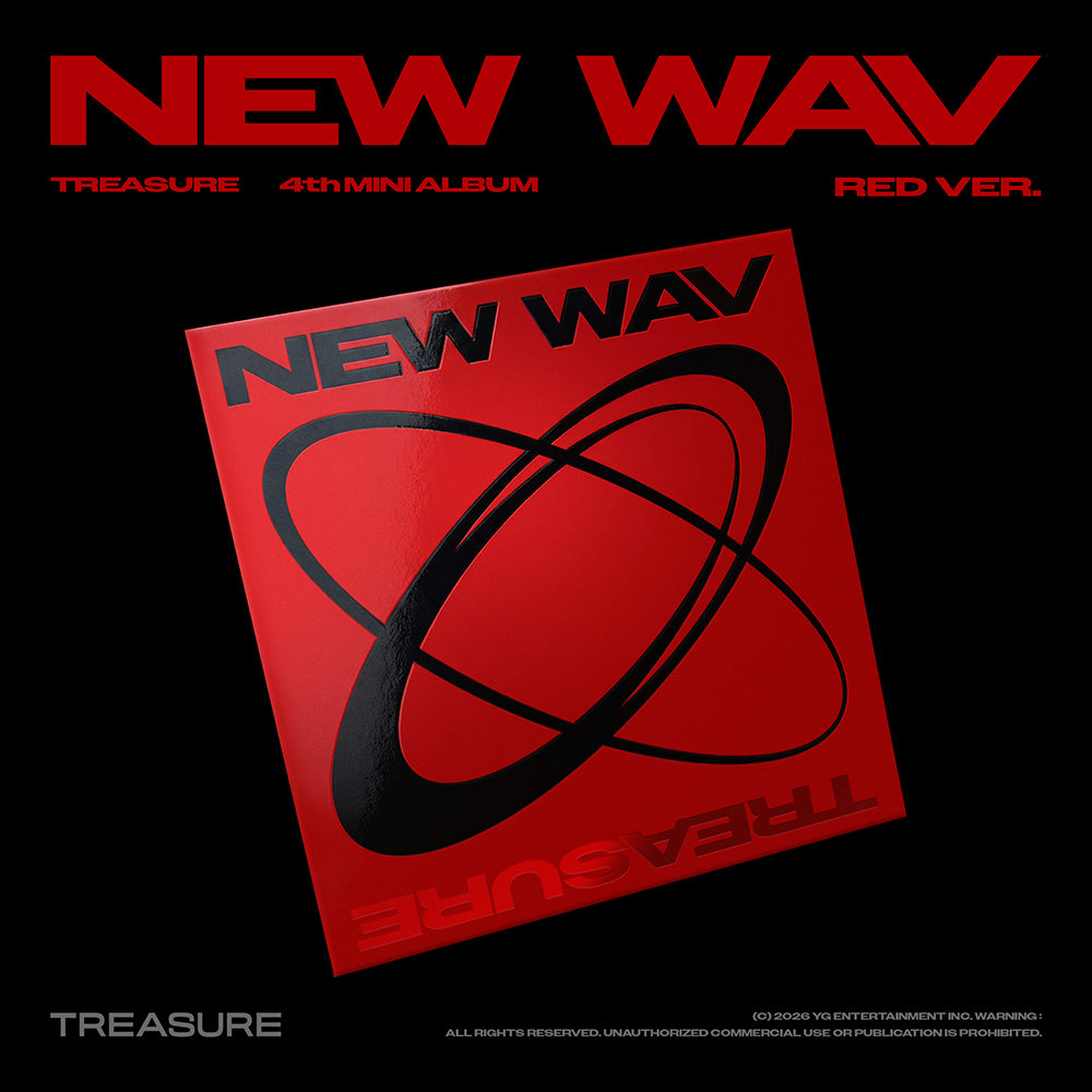 TREASURE NEW WAV 4th Mini Album - RED Ver - Main Image