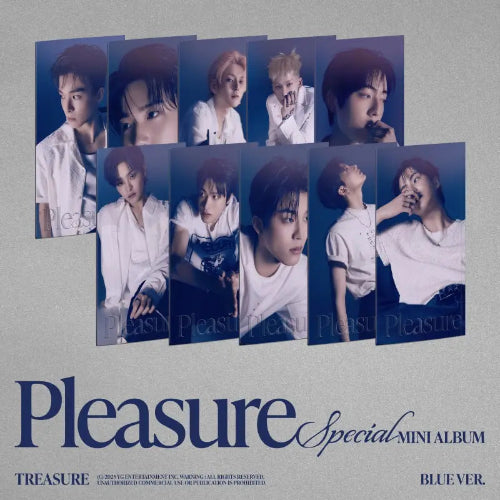 TREASURE PLEASURE Special Mini Album BLUE Ver - main image