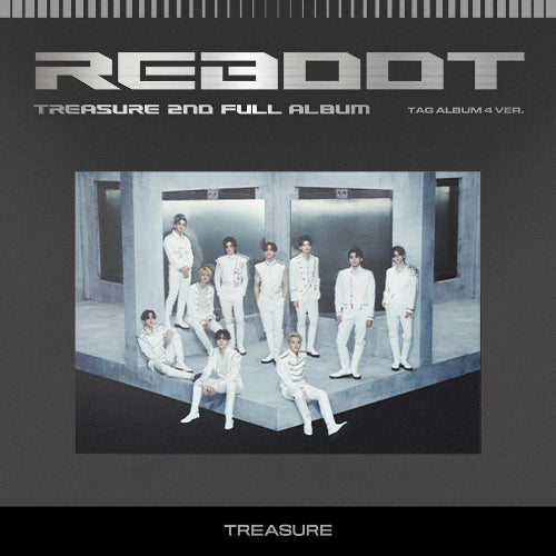 TREASURE REBOOT 2nd Album YG TAP LP Ver. Gray