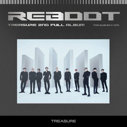 TREASURE REBOOT 2nd Album YG TAP LP Ver. Red