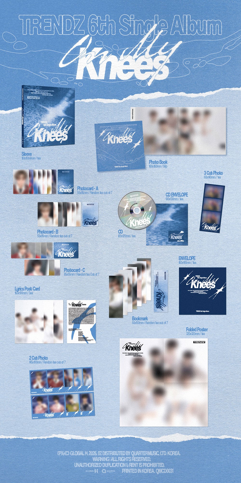 TRENDZ - On My Knees [6th Single Album] gallery image 1