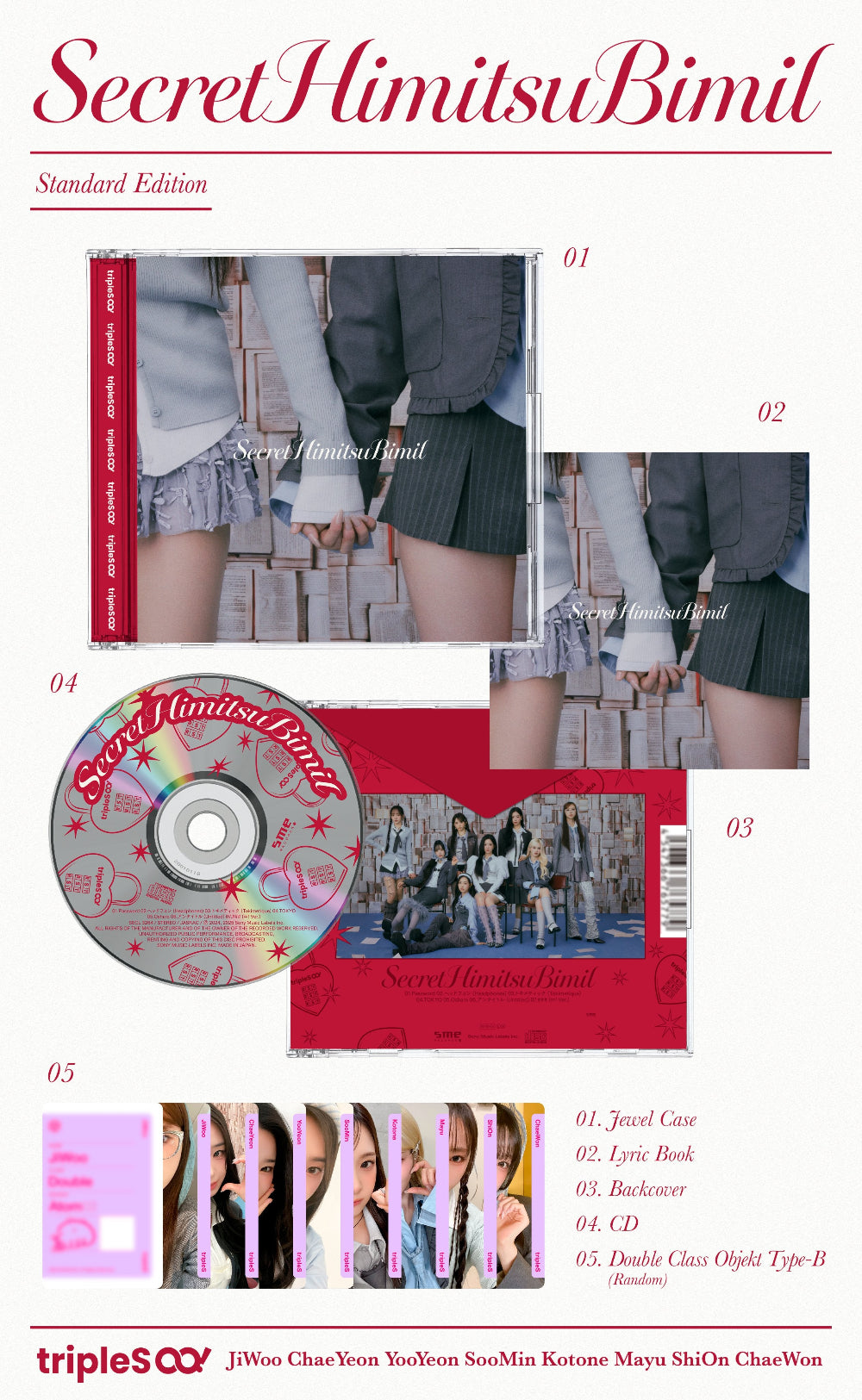 [PRE-ORDER] tripleS Hacchi! - SecretHimitsuBimil [1st JP EP Album - Regular Edition]