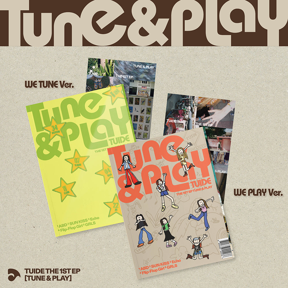 TUIDE TUNE and PLAY 1st EP Album - 4 Set Package - main image