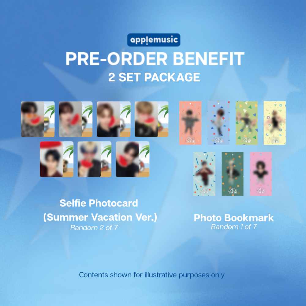 TUNEXX BLUE MODE 2nd Mini Album - Apple Music Set POBs