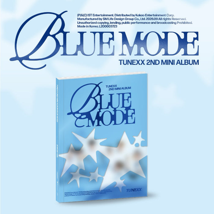 TUNEXX BLUE MODE 2nd Mini Album B MODE Ver - main image