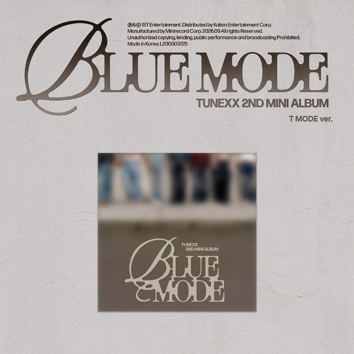 TUNEXX BLUE MODE 2nd Mini Album T MODE Ver - main image
