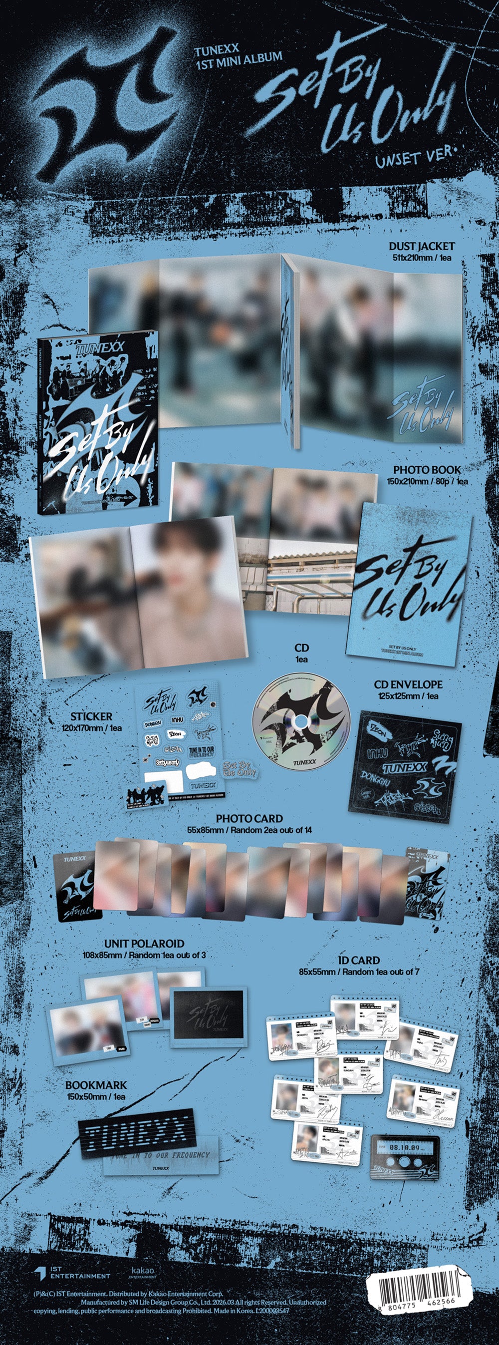 TUNEXX - SET BY US ONLY [1st Mini Album] gallery image 1