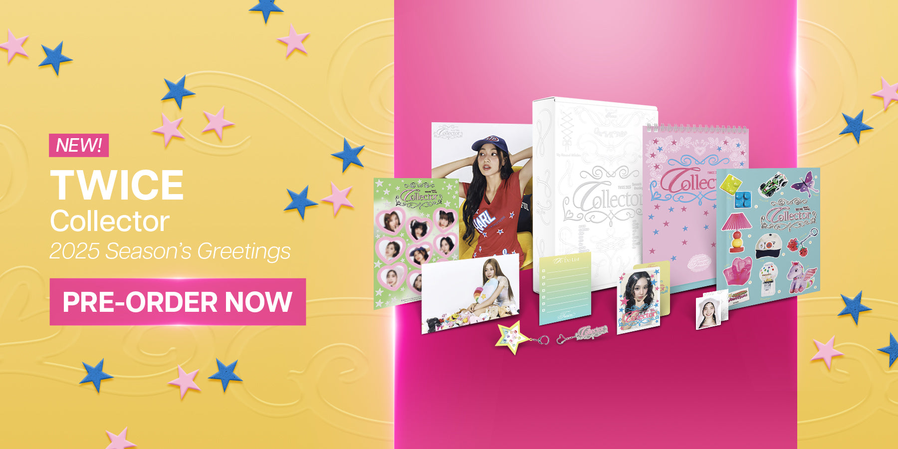 TWICE 2025 Seasons Greetings Banner