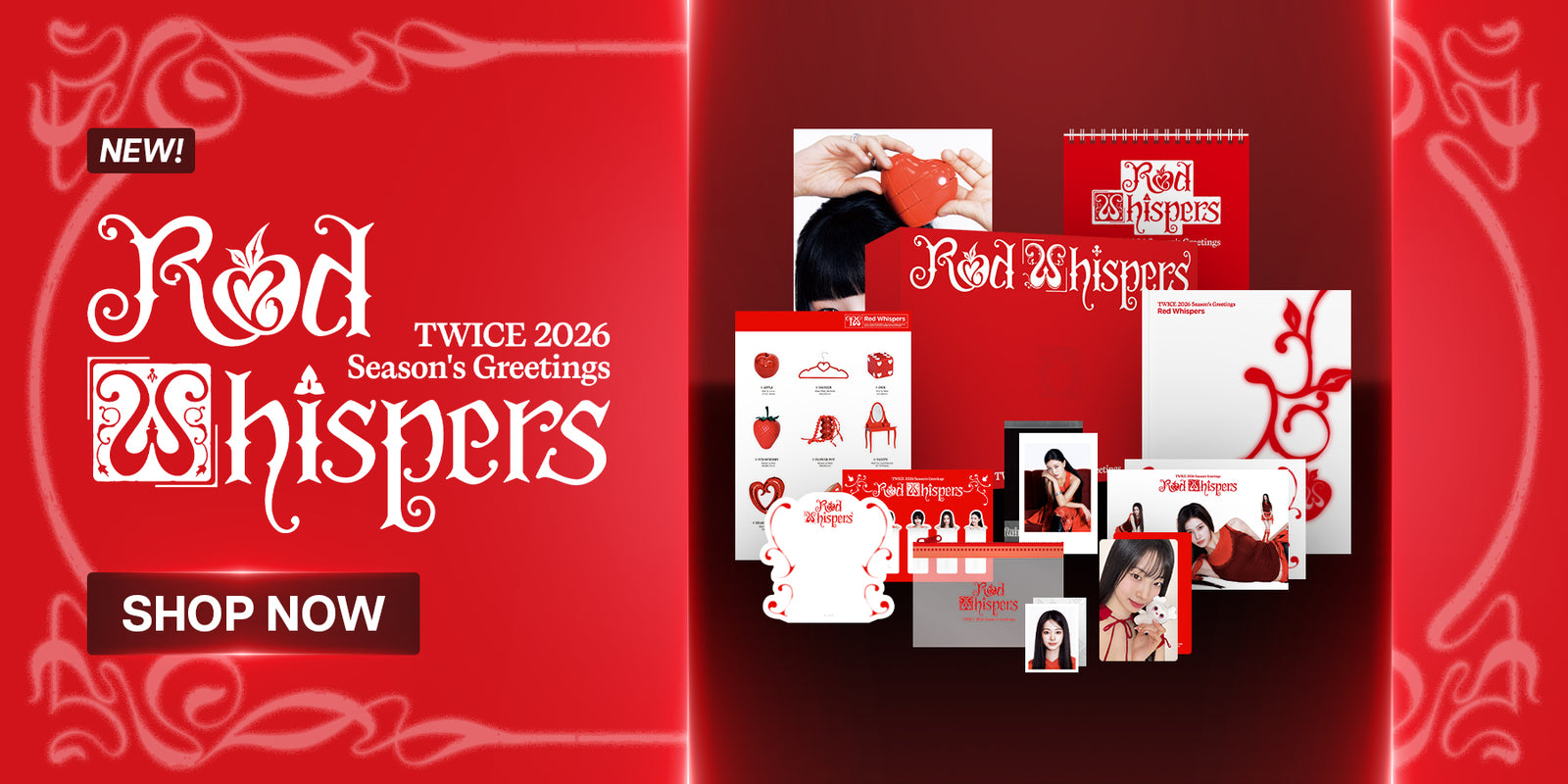 TWICE 2026 Seasons Greetings - Banner