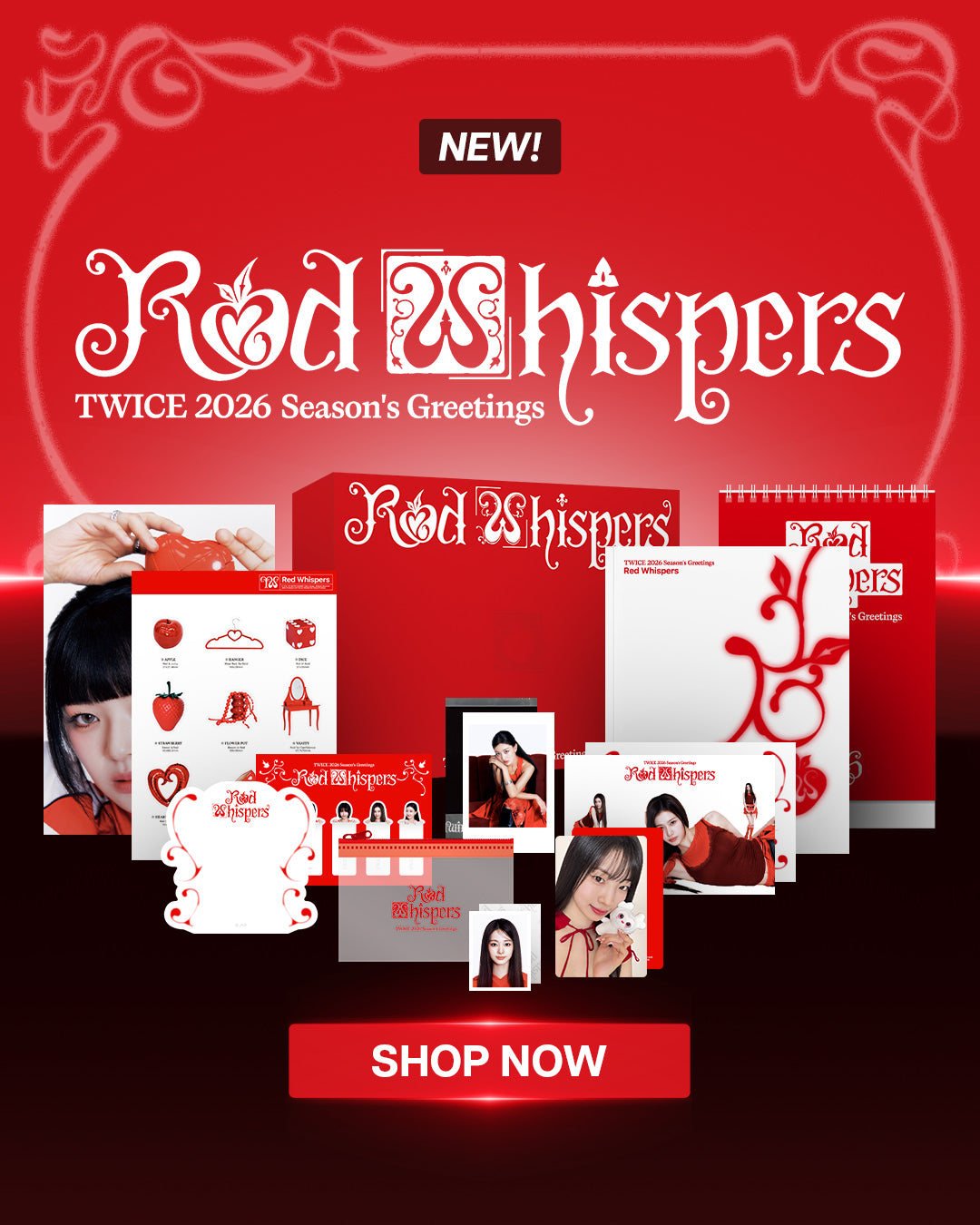 TWICE 2026 Seasons Greetings - Mobile Banner