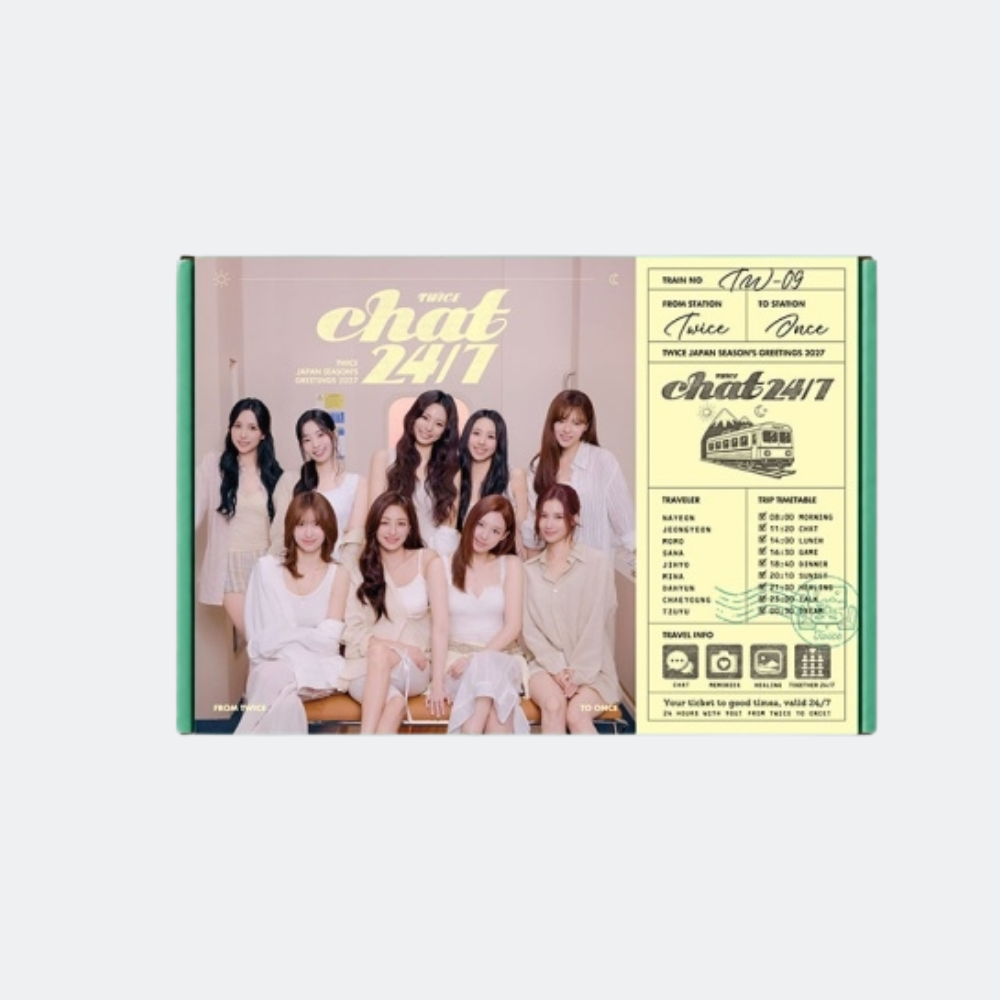 TWICE 2027 JP Seasons Greetings CHAT 24 7 - Main Image